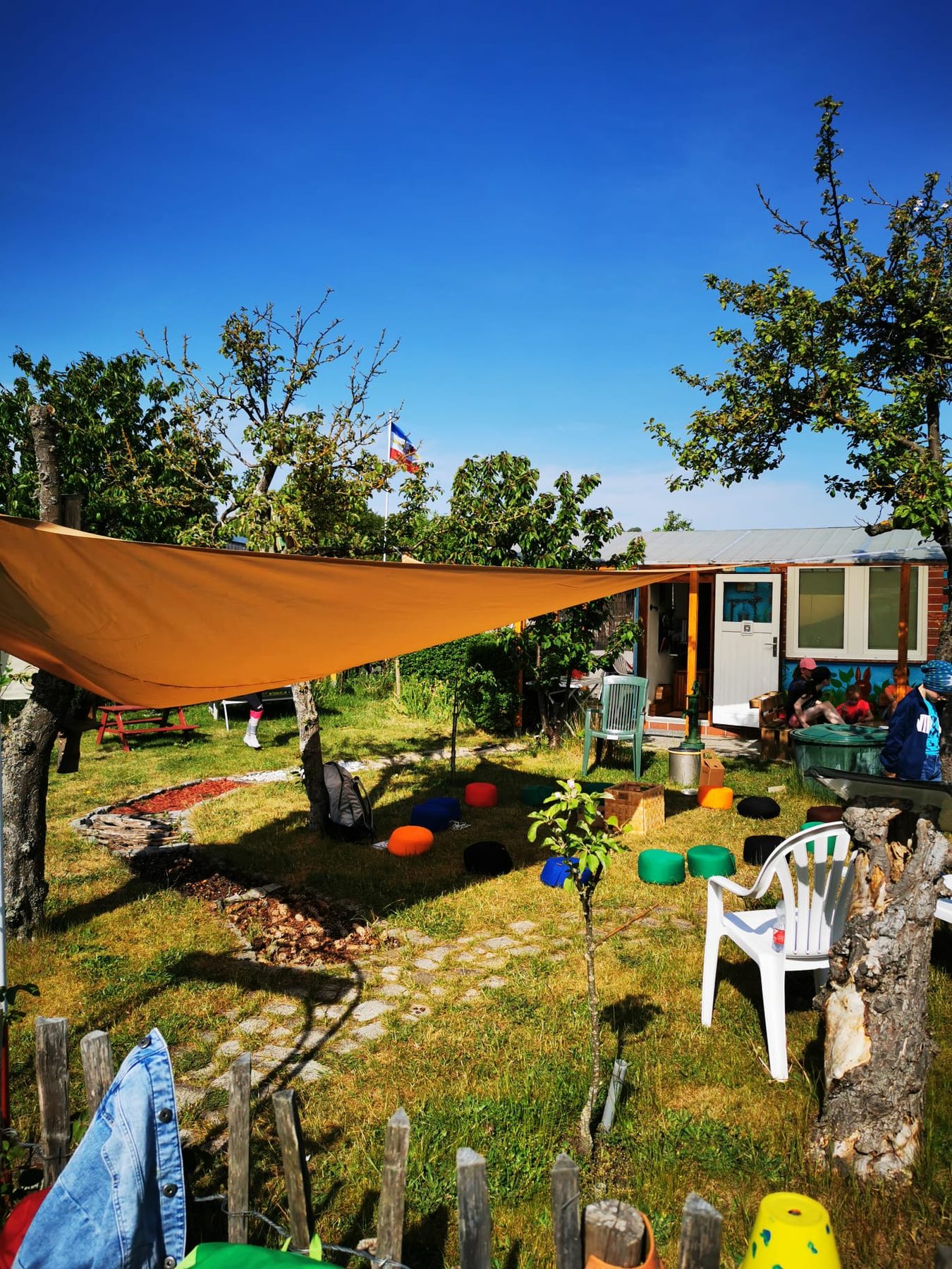 Lehr- und Lernsetting im Erlebnisgarten